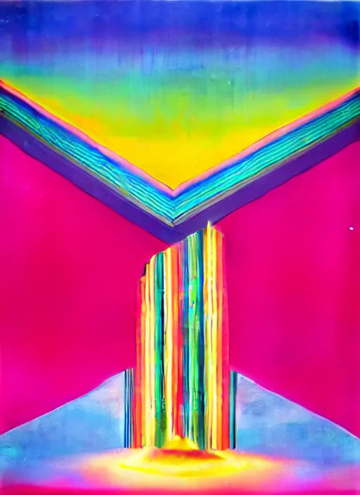 Image similar to prism by shusei nagaoka, kaws, david rudnick, airbrush on canvas, pastell colours, cell shaded, 8 k