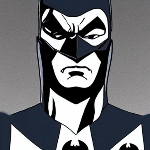 Image similar to Batman portrayed by Brian Cranston