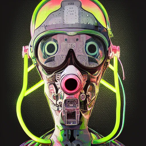 Image similar to portrait of a squid monster astronaut. full body portrait, intricate abstract. cyberpunk, intricate artwork. neon eyes, by Tooth Wu, wlop, beeple. octane render, trending on artstation, greg rutkowski very coherent symmetrical artwork. cinematic, hyper realism, high detail, octane render, 8k, minimalistic, hyperrealistic surrealism, award winning masterpiece with incredible details, a surreal vaporwave liminal space, highly detailed, trending on ArtStation