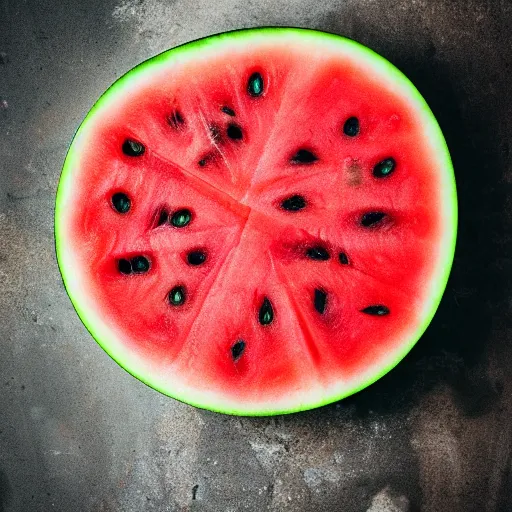 Prompt: delicious watermelon, juicy watermelon, macro photography