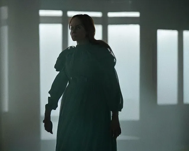 Prompt: her entrance did not go unnoticed, directed by Denis Villeneuve, cinematography by Denis Villeneuve, shot for IMAX, watercolors by John James Audubon, atmospheric, mood lighting, depth of field