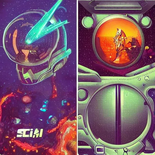 Image similar to sci fi swag instagram art