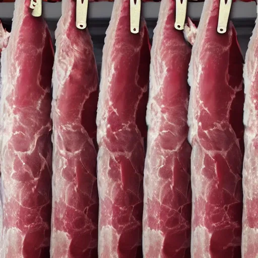 Image similar to flappy labial meat hanging down like curtains, 8 k, cinematic