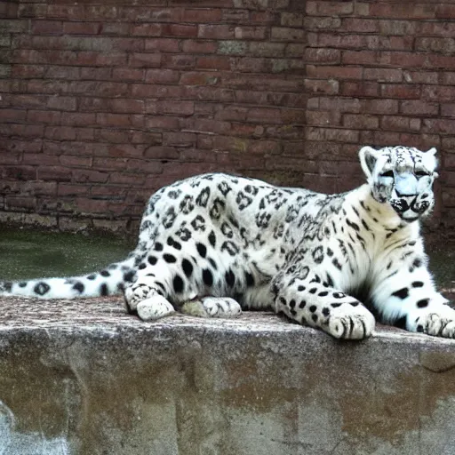 Image similar to Snow Leopard Made Of Latex