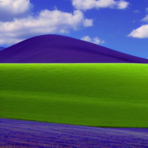 Prompt: windows xp background in hell