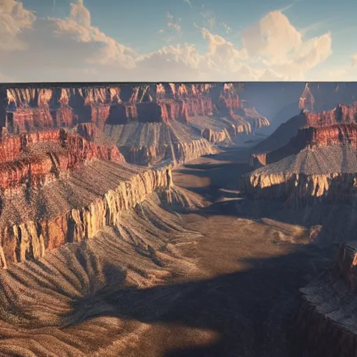 Image similar to an unreal engine 5 render of grand canyon, arizona for a video game