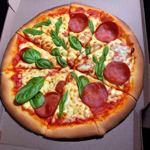 Image similar to 2 0 5 0 s special pizza