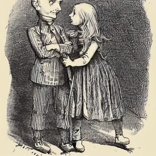 Prompt: art by sir john tenniel