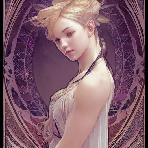 Prompt: beautiful lifelike award winning pencil illustration of lunafreya nox fleuret trending on art station artgerm greg rutkowski alphonse mucha museum quality cinematic atmospheric