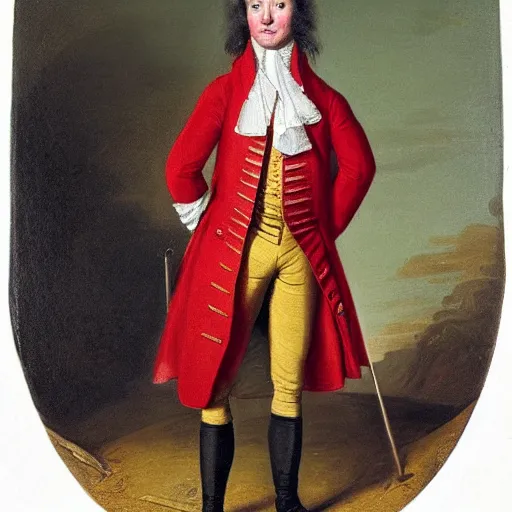 Prompt: A British Redcoat, Photorealistic, 18th Century