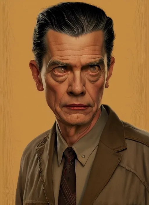 Image similar to twin peaks movie poster art, portrait of chechu nieto, from scene from twin peaks, clean, simple illustration, nostalgic, domestic, highly detailed, digital painting, artstation, concept art, smooth, sharp focus, illustration, artgerm, donato giancola, joseph christian leyendecker, wlop