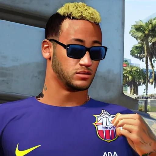 Image similar to neymar in gta v