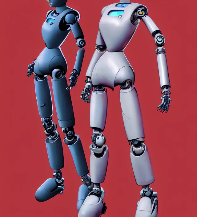 Image similar to the female robot protagonist, animation character design by akira toriyama, action - adventure, sharp detail, artstation trending, conceptart. com