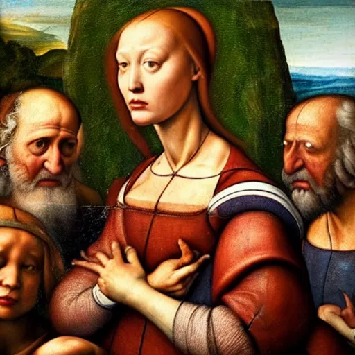 Prompt: a renaissance painting of a mutant