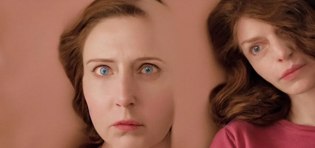 Image similar to a very high resolution image from a new movie. woman potrait. photorealistic, photography, directed by wes anderson