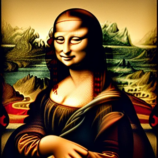 Prompt: Mona Lisa as a French bulldog
