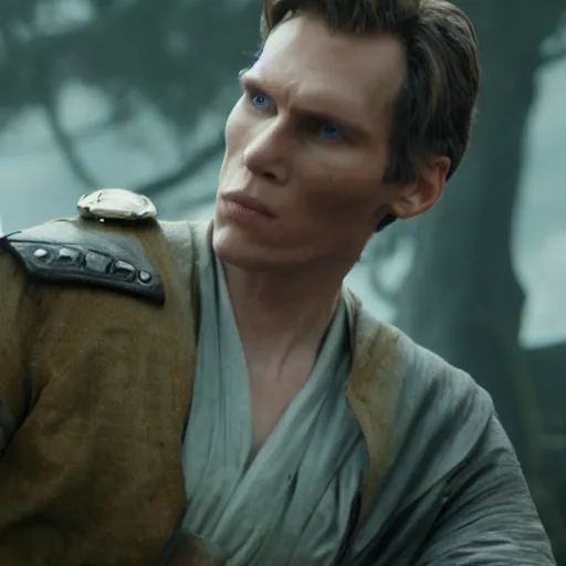 Image similar to Live Action Still of Jerma in Revenge of the Sith, real life, hyperrealistic, ultra realistic, realistic, highly detailed, epic, HD quality, 8k resolution, body and headshot, film still