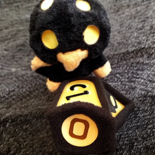 Image similar to fuzzy plushie of a dice