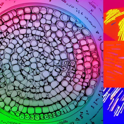 Image similar to the strong force is mediated by gluons through color charge