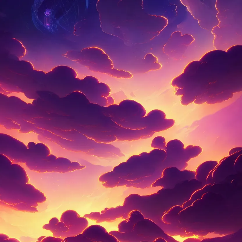 Image similar to treasure planet, clouds!, beautiful lighting, vivid colors, intricate, elegant, smooth, sharp focus, highly detailed digital painting, concept art, cinematic, unreal engine, 4 k wallpaper, art by syd mead, terada katsuya, atey ghailan, svetlin velinov, tarmo juhola, cgsociety, artstation trending, deviantart featured