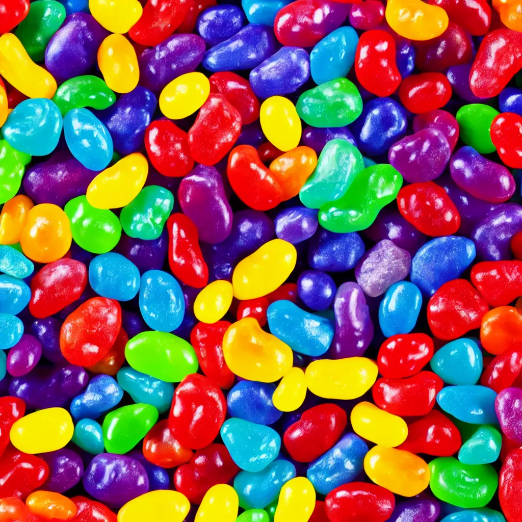 Prompt: jellybeans texture art, 4k