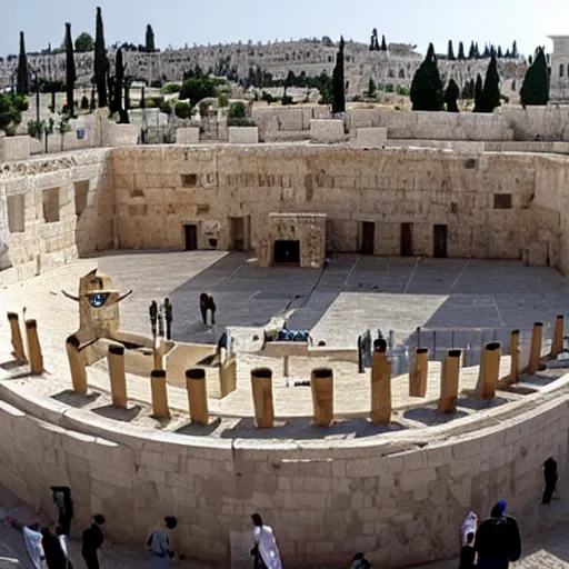 Image similar to the third temple in jerusalem