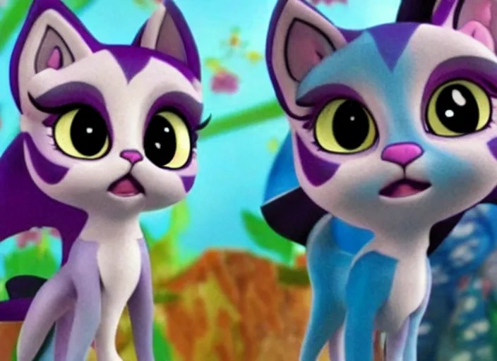 Image similar to littlest pet shop cat in avatar ( 2 0 0 9 )