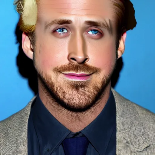 Image similar to ryan gosling melded into a sandwich