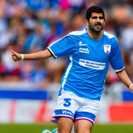 Image similar to picture of the face of manuel pablo from deportivo de la coruna