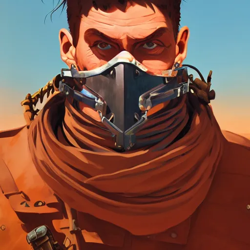 Image similar to face icon stylized minimalist mad max beyond thunderdome, loftis, cory behance hd by jesper ejsing, by rhads, makoto shinkai and lois van baarle, ilya kuvshinov, rossdraws global illumination