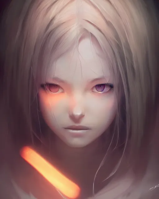 Image similar to a female ghost, translucent and scary looking, full shot, atmospheric lighting, detailed face, by makoto shinkai, stanley artgerm lau, wlop, rossdraws