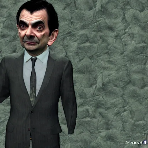 Image similar to mr bean in skyrim