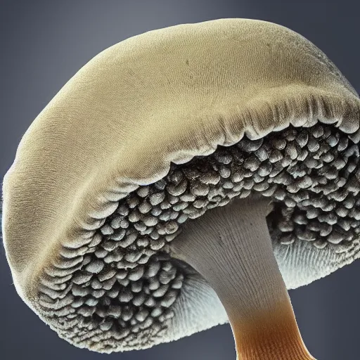 Image similar to mushroom cap lamellae, bottom view, hyper realistic, photography, colorfull, 8k, epic composition