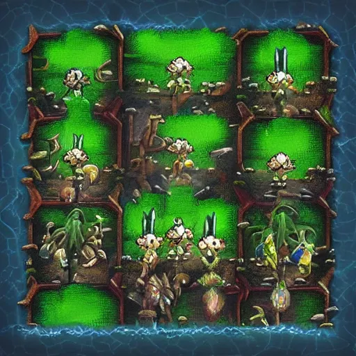 Image similar to “ plant warriors are in their first game, detailed fine art ”