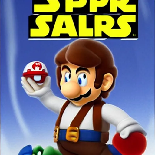 Image similar to Han solo as super Mario