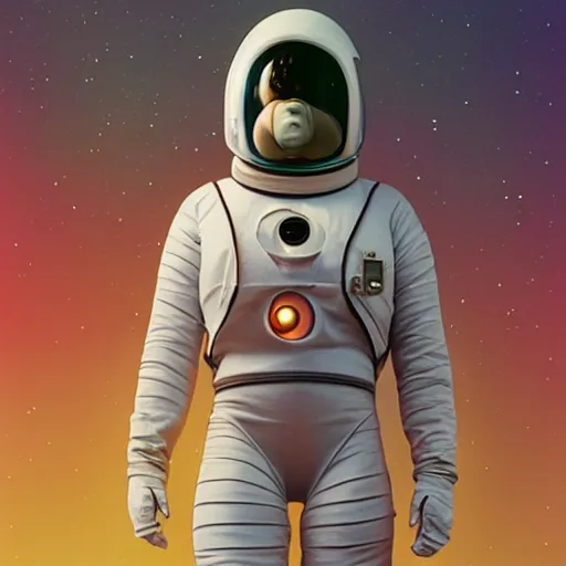 Image similar to Amy Whine house in a space suit, portrait, sci fi, by beeple,