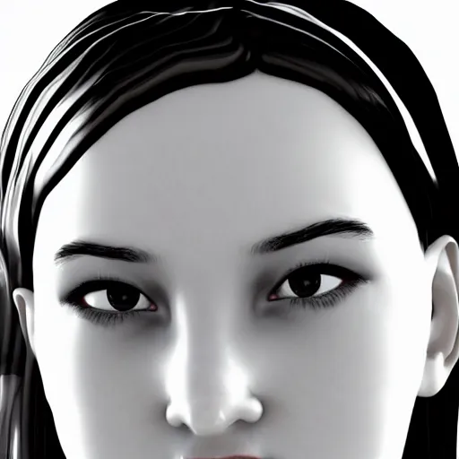 Prompt: portrait of girl, raytraced