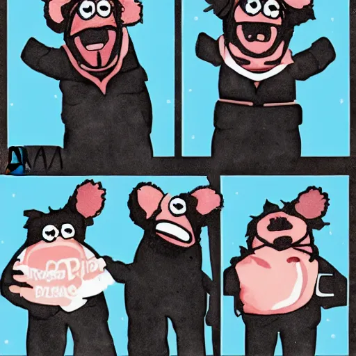 Image similar to !dream pig as a Muppet in the by Micah Ulrich