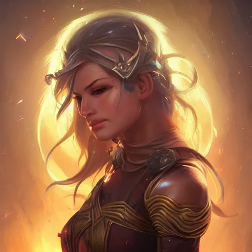 Image similar to star goddess, d & d, fantasy, portrait, highly detailed, digital painting, trending on artstation, concept art, sharp focus, illustration, art by artgerm and greg rutkowski and magali villeneuve