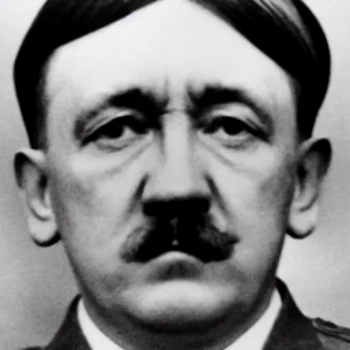 Image similar to closeup adolf hitler mugshot