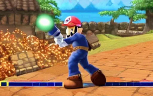 Image similar to drake as a playable fighter in super smash bros ultimate