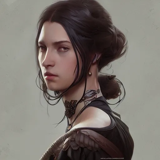 Image similar to Isabella, child of dark, highly detailed, digital painting, artstation, concept art, smooth, sharp focus, illustration, Unreal Engine 5, 8K, art by artgerm and greg rutkowski and alphonse mucha