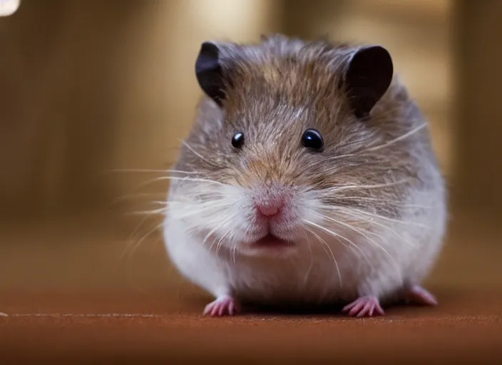 Image similar to movie still, star wars, hamster, cinematic, sharp focus, cinematic lighting, 8 k