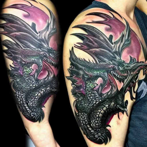 3D Dragon Tattoo Idea - Best Tattoo Ideas | Dragon tattoo designs, Tattoo  designs, Dragon tattoo