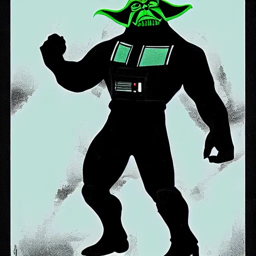 Image similar to hulk darth vader