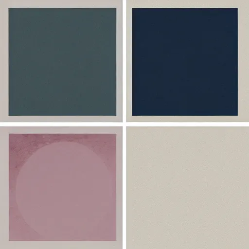 Image similar to minimal, abstract, textured, album cover art with muted hue circle colors