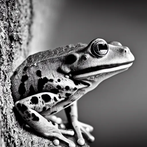 Image similar to a portrait photo of frog dog rabbit gecko, award winning photography, 5 0 mm