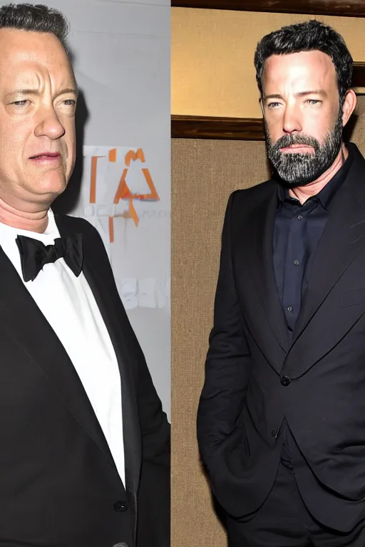 Image similar to tom hanks hanging out with ben affleck