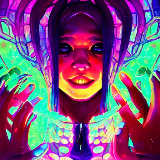 Image similar to skill magic geek inside matrix deepdream radiating a glowing aura stuff loot legends stylized digital illustration video game icon artstation lois van baarle, ilya kuvshinov, rossdraws,