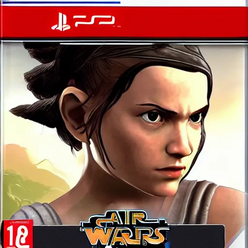 Image similar to rey skywalker game for the ps 2